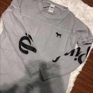 VS Pink Open Back Shirt